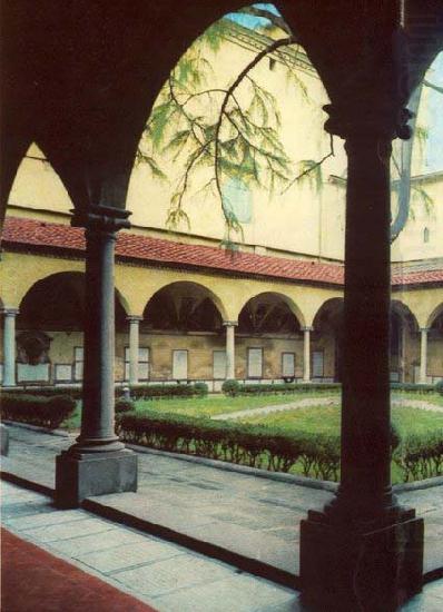 View of the Convent of San Marco, ANGELICO  Fra